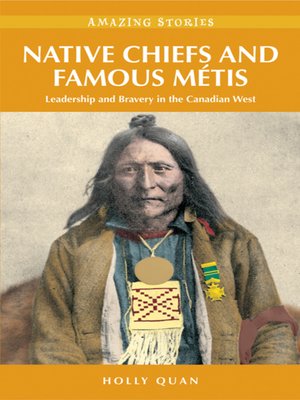 cover image of Native Chiefs and Famous Métis